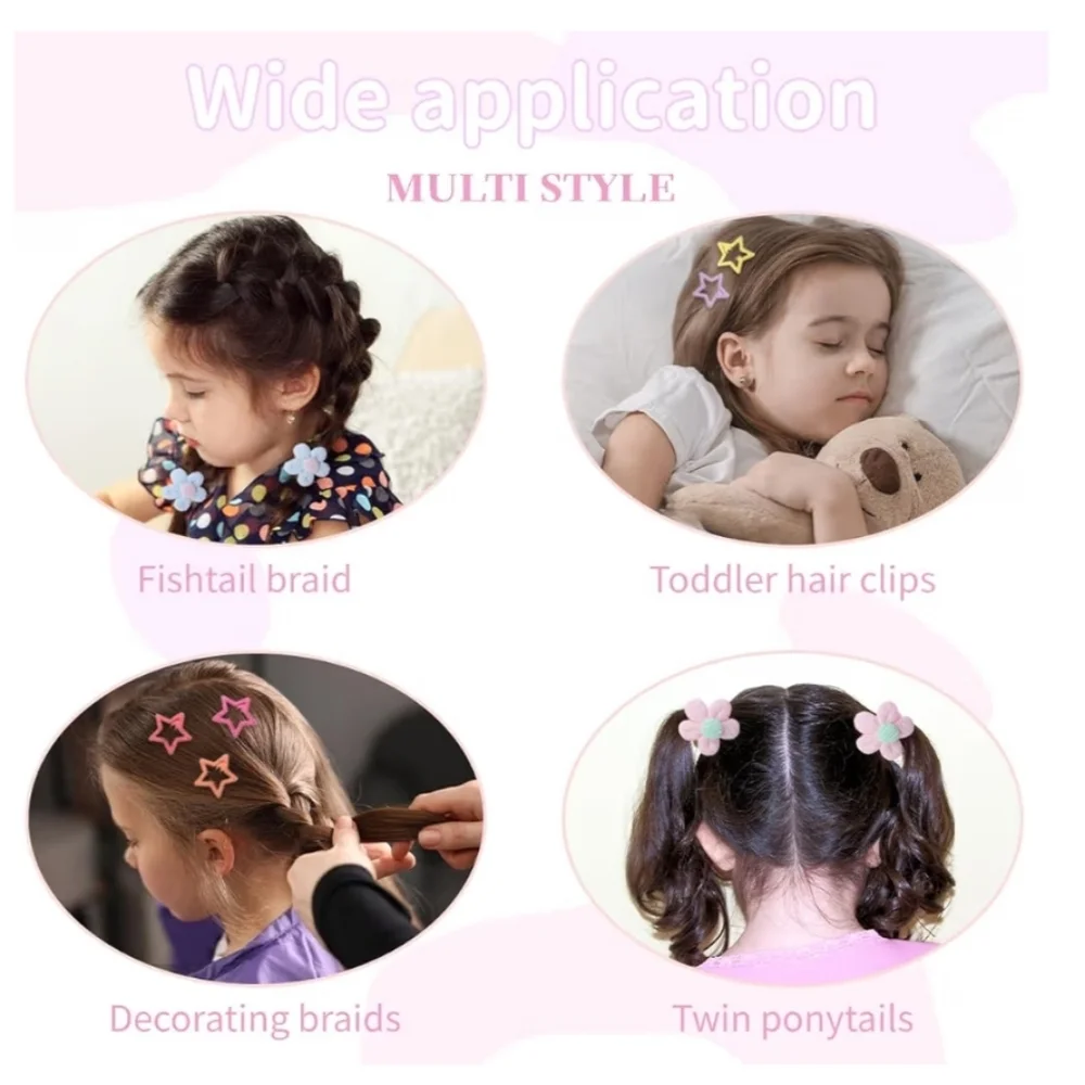 889 pcs Colorful Hair Accessories Set